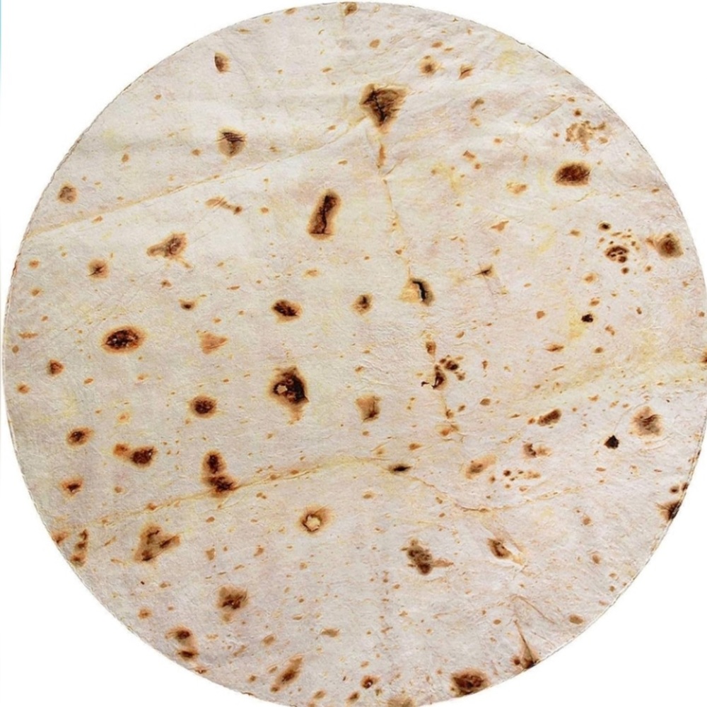 NWOT burrito blanket tortilla soft throw blanket